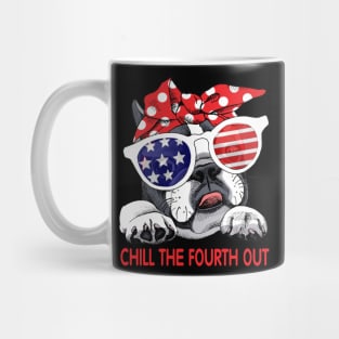 French Bulldog Funny 4th Of July Gift For Frenchie Lover Mug